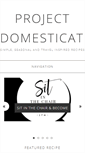 Mobile Screenshot of projectdomestication.com